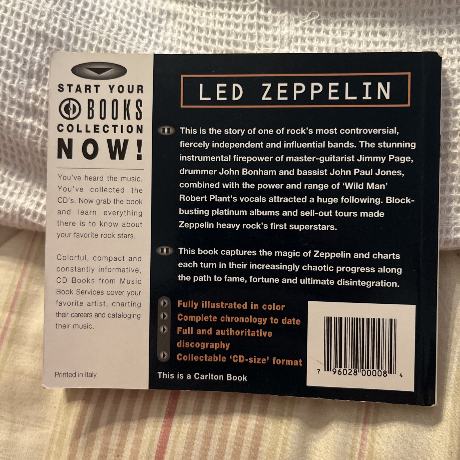 LED ZEPPELIN by Chris Welch (1994) NEW CD size book