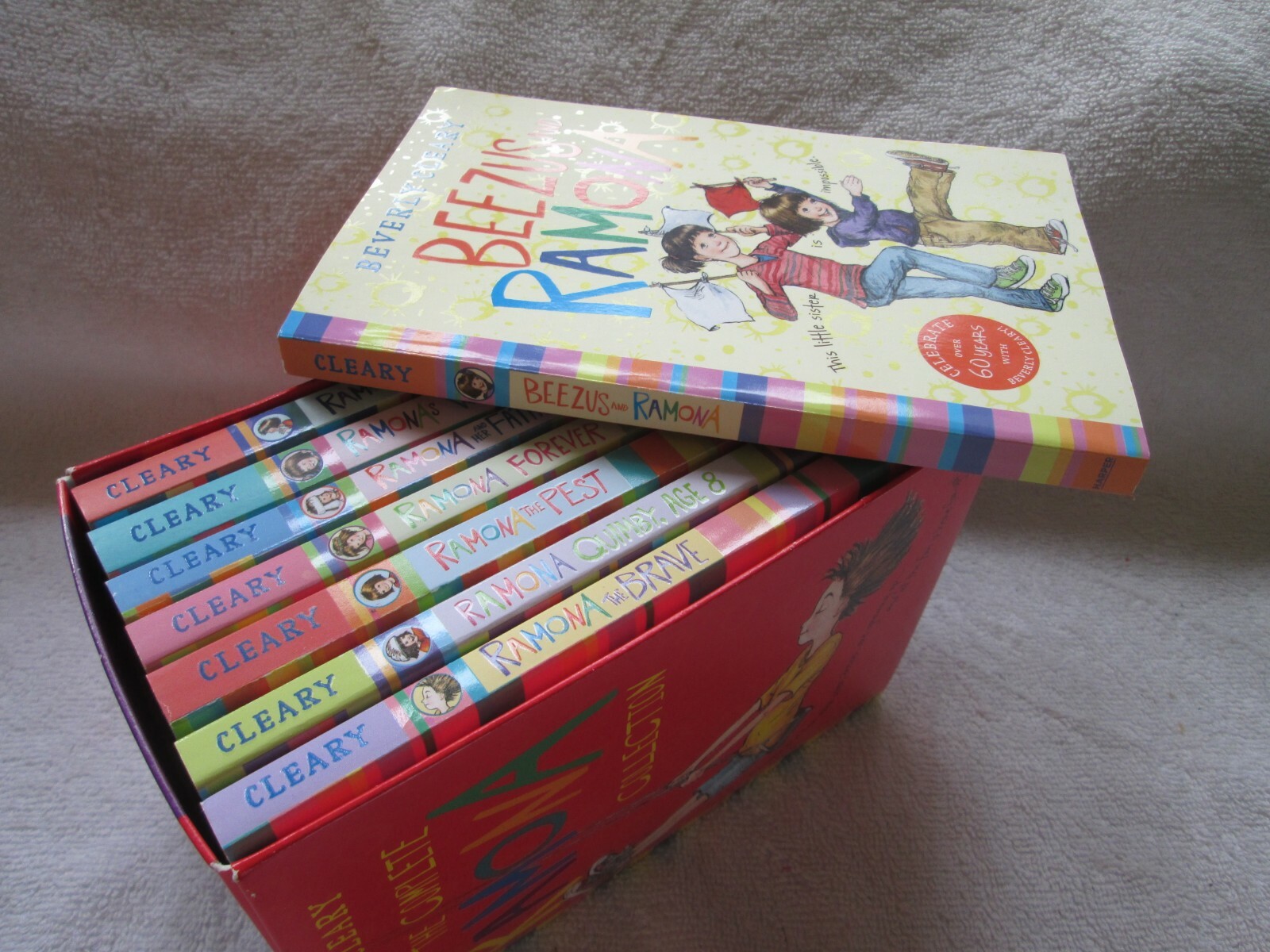 complete Ramona collection, 8 books, 2013 Harper-Collins childrens in package