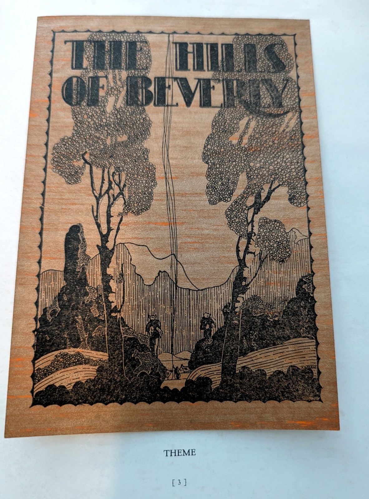 1928 Beverly Hills Watchtower Yearbook from the first year of the High School.