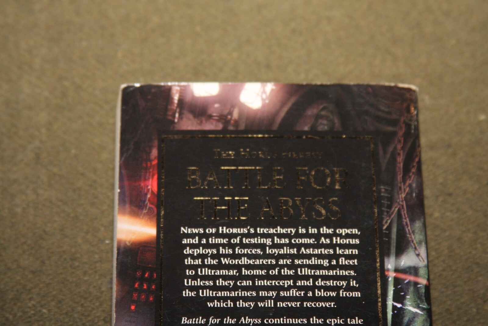 Battle For The Abyss by Ben Counter 2008 PB 3rd Print Warhammer 40K Horus Heresy