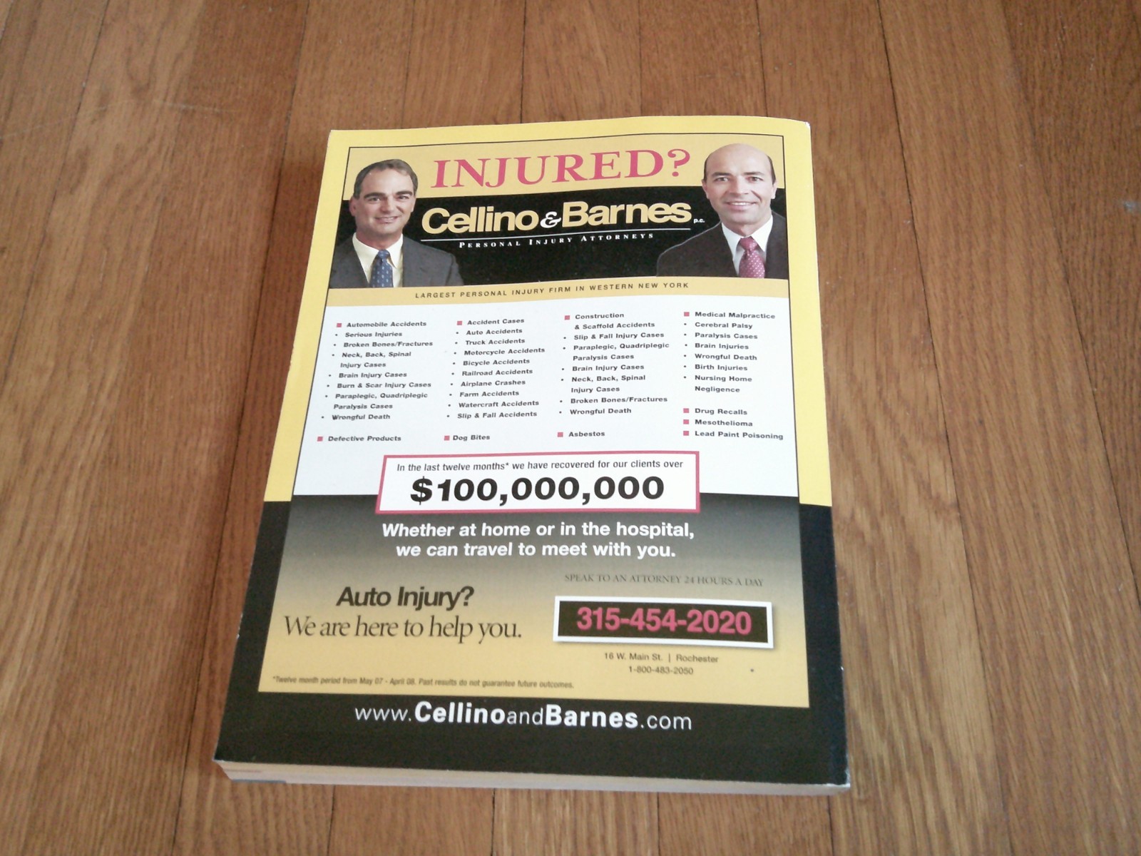 Cayuga Seneca County NY Phone Book Area Codes 315,607 White & Yellow Pages 2009