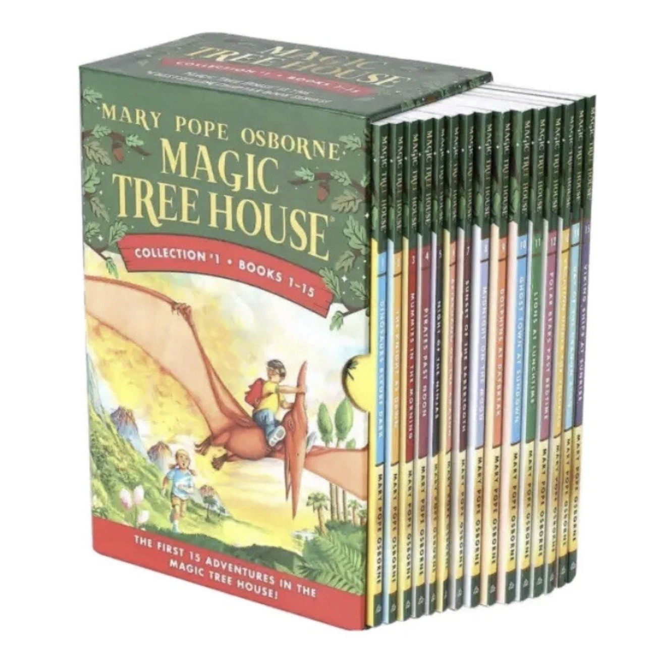 THE MAGIC TREE HOUSE Collection 1-15 Book Box Set By Mary Pop Osborne NEW