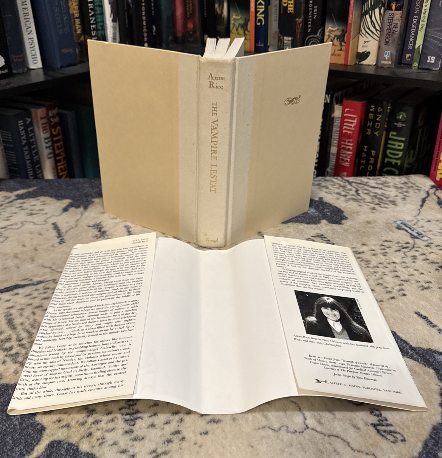 The Vampire Lestat – Anne Rice (Hardcover) First Edition/Late, VG, Interview #2