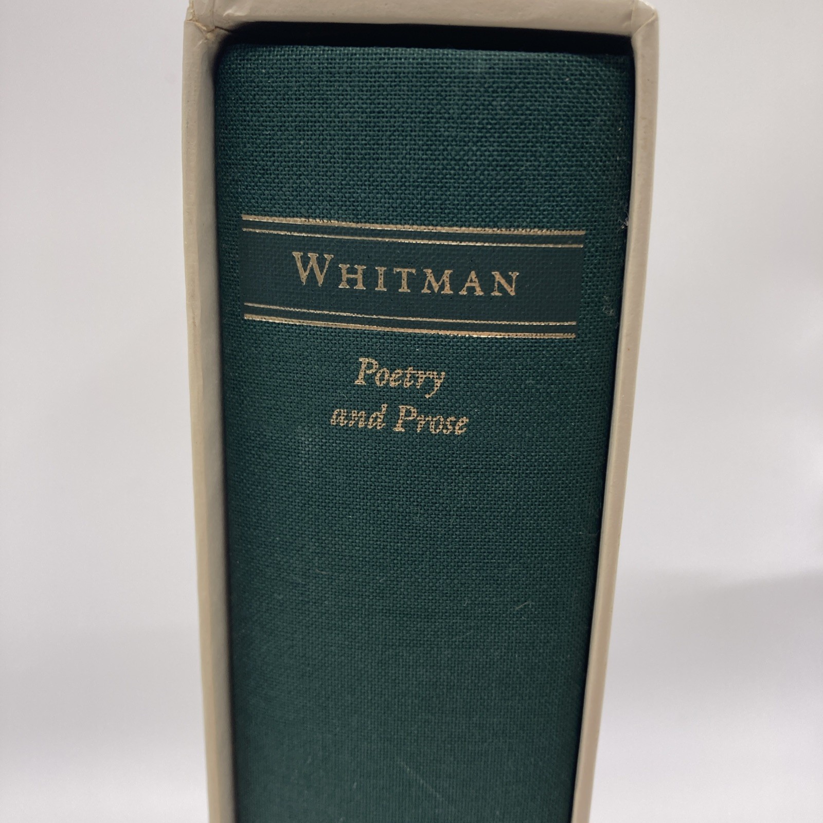 Walt Whitman Poetry & Prose 1982 ~ The Library of America ~ Hardcover ~ Slipcase
