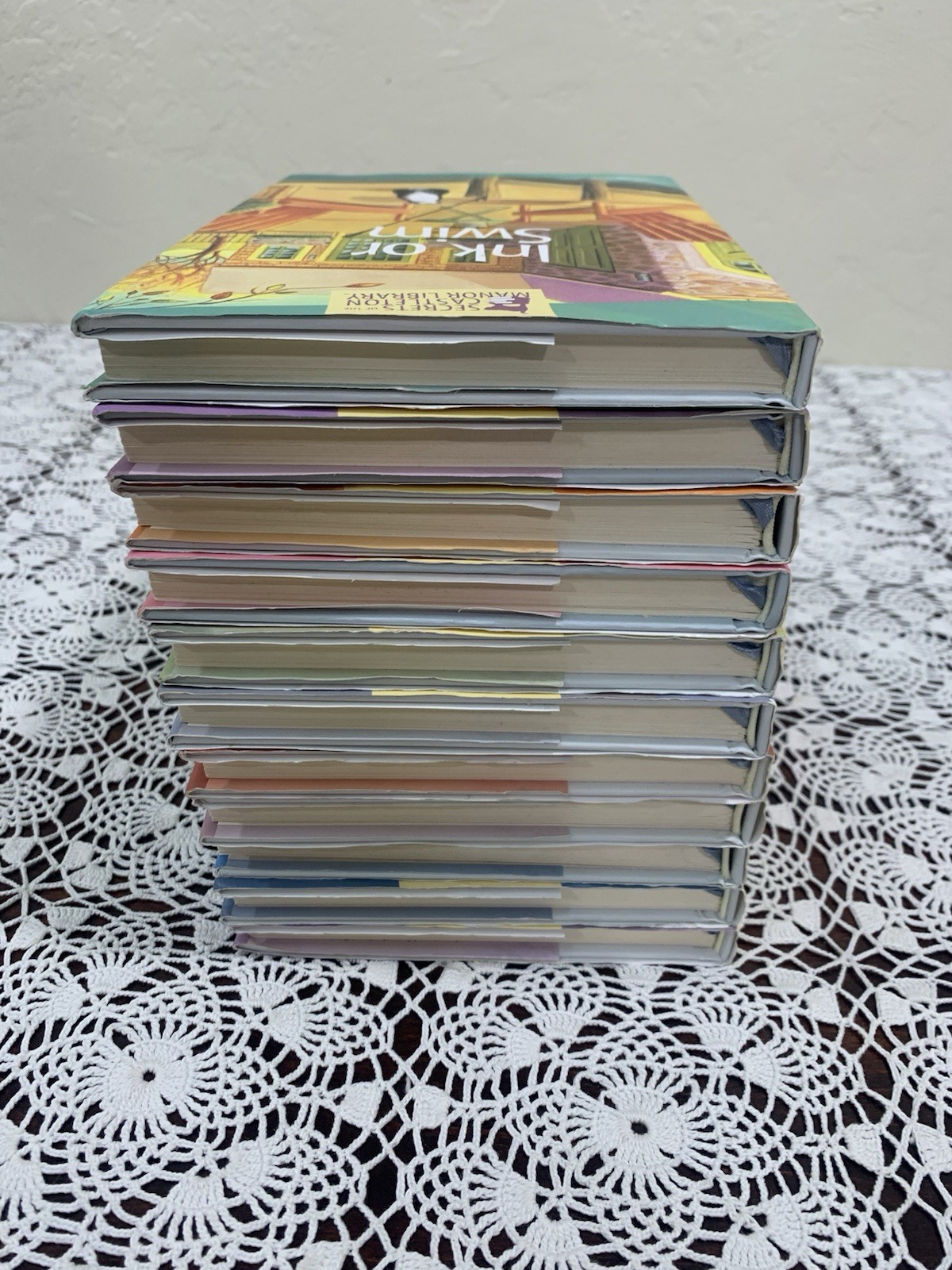 Lot of 10 Secrets of the Castleton Manor Library Hardcover Books Fiction Bundle