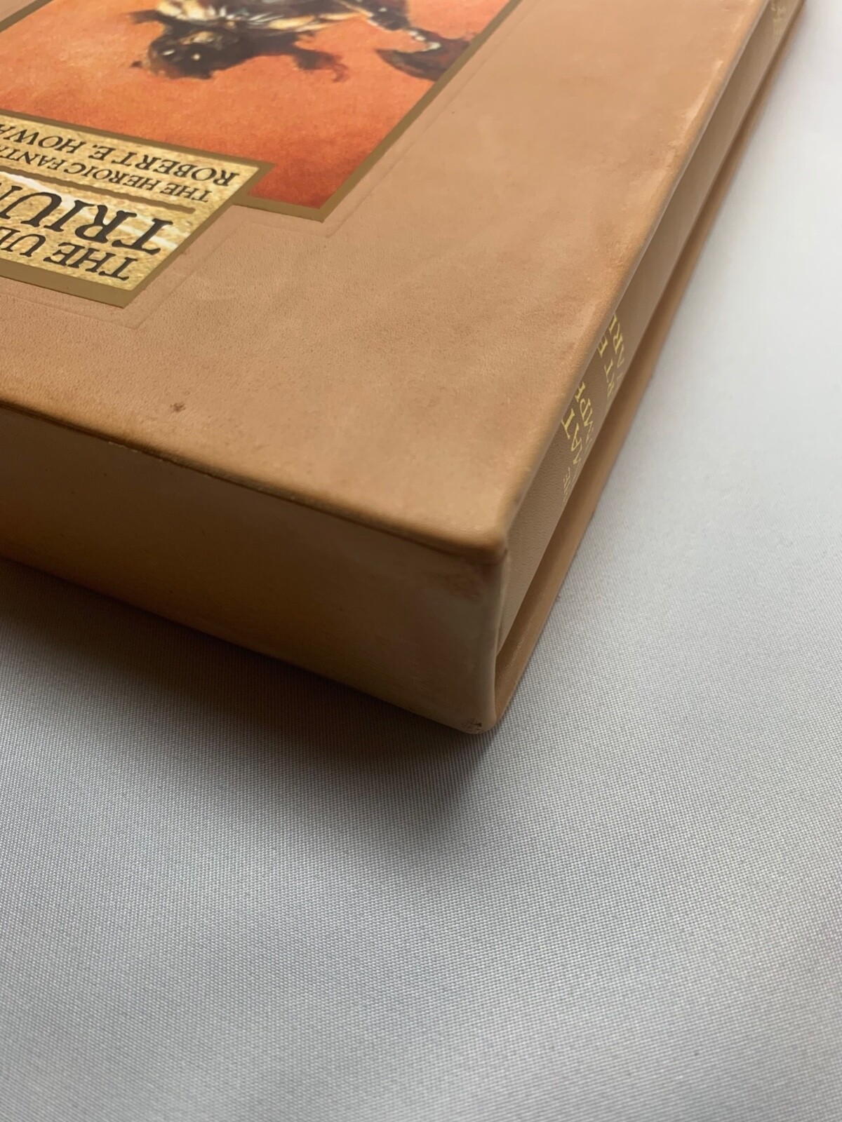 THE ULTIMATE TRIUMPH: Robert E. Howard Leather HC Slipcase #0077 Frazetta Star