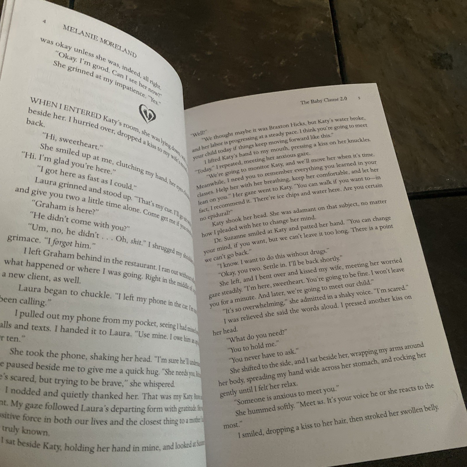 THE BABY CLAUSE 2.0 (THE CONTRACT) (VOLUME 2) By Melanie Moreland **Excellent**