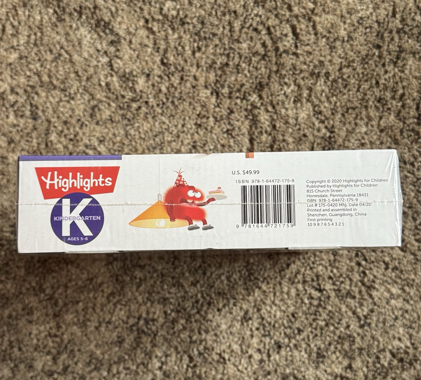 Highlights 15 Minutes A Day Kindergarten Success: 10 Book Workbooks NEW SEALED