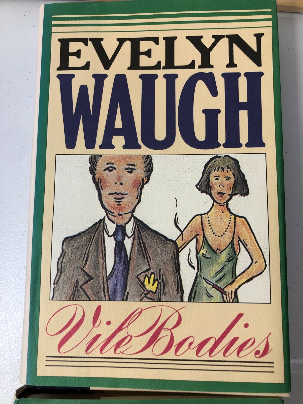 Lot 4 Evelyn Waugh Books VTG 1979 HC/DJ Scoop Brideshead Vile Bodies More Flags