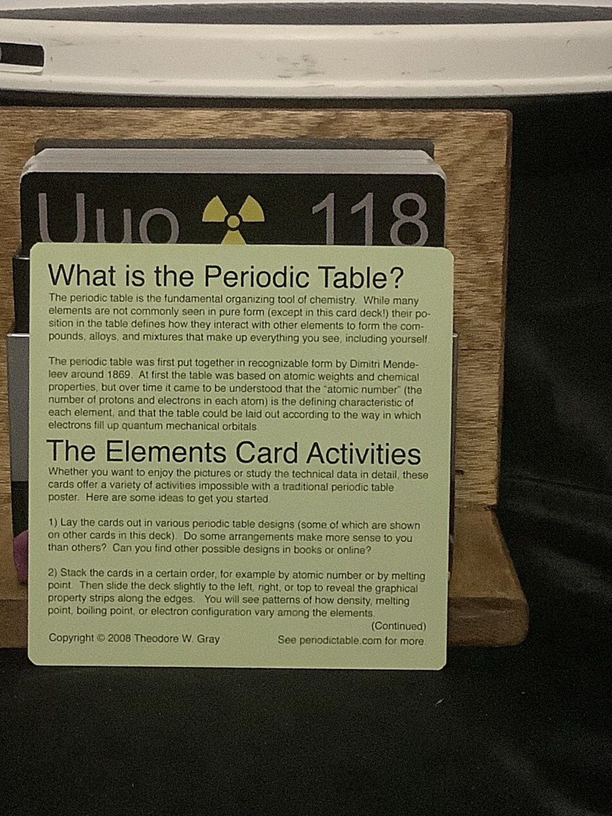 Photographic Card Deck of The Elements: With Big Beautiful Photograp -New Opened