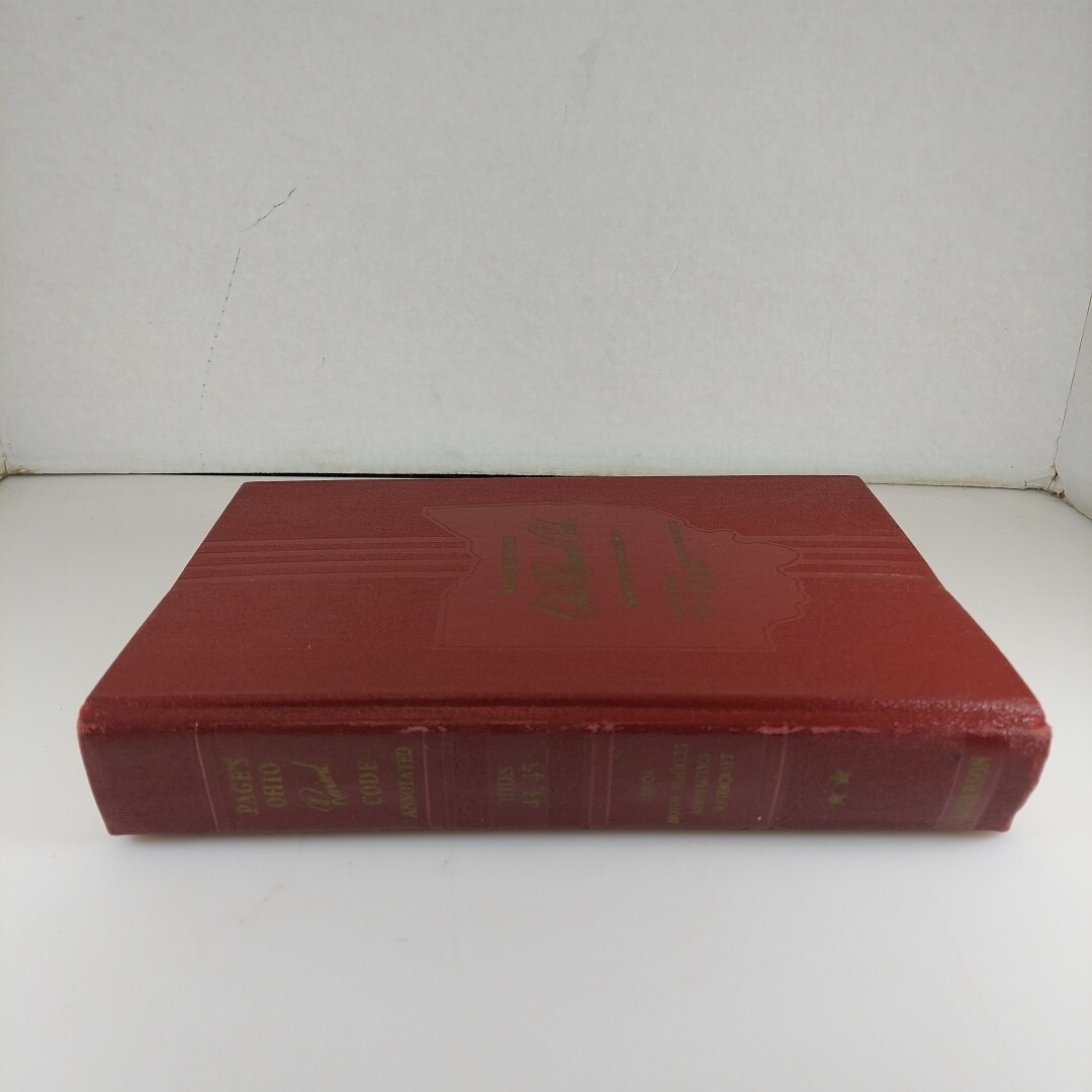Page’s Ohio Revised Code Annotated Title 43 Liquor & 45 Motor, 1973 & 1981 Supp