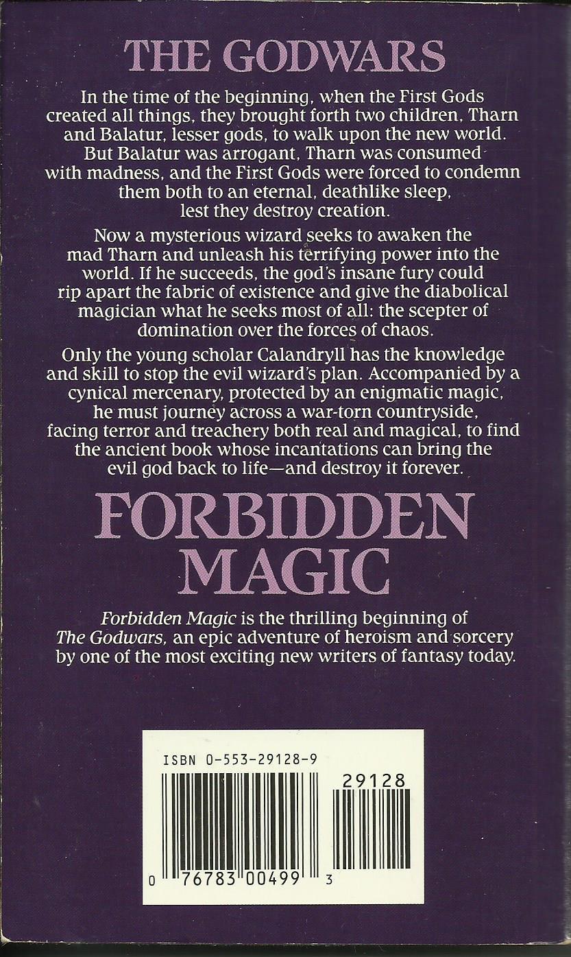 Godwars Book 1: Forbidden Magic by Angus Wells (Paperback, 1992)