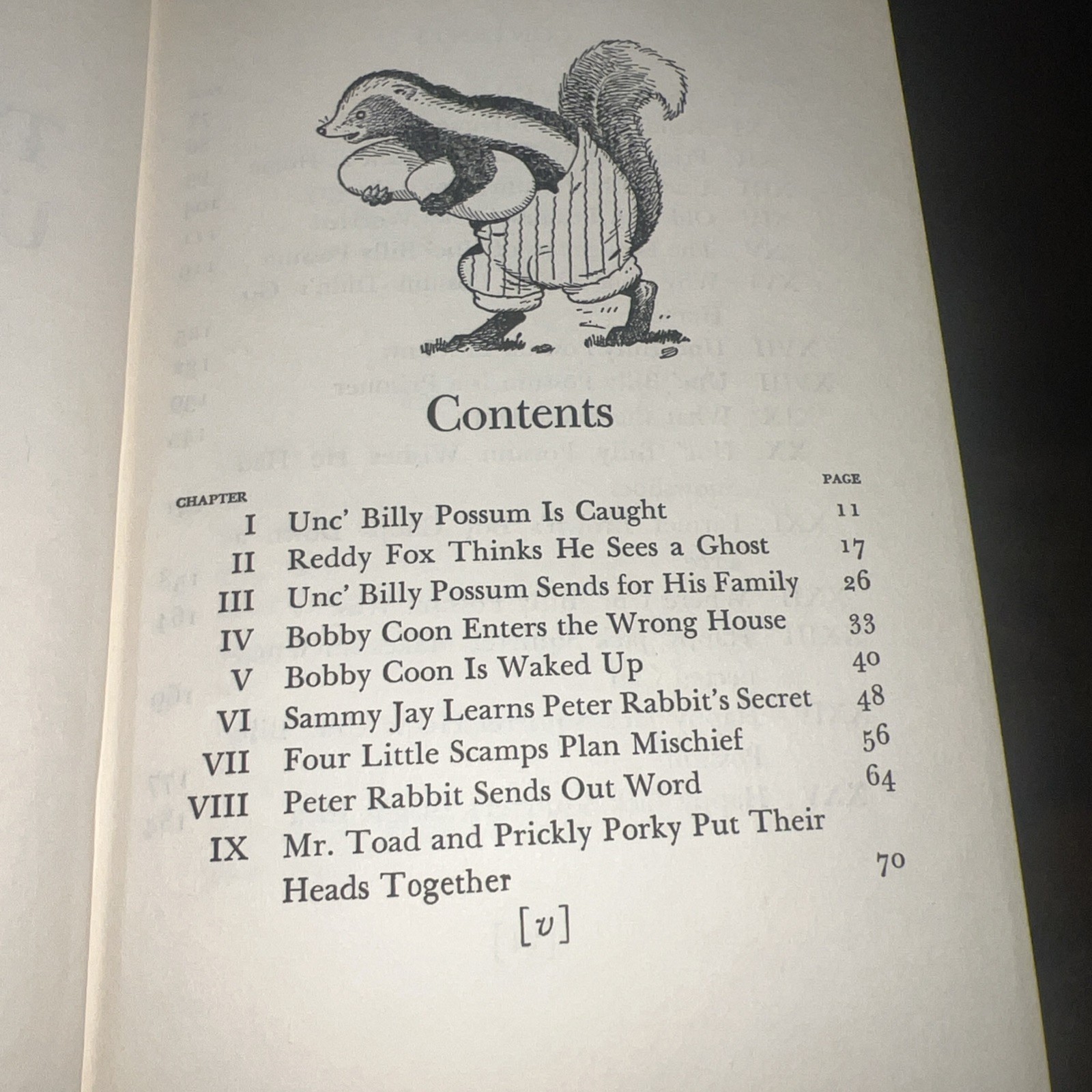 The Adventures of Unc’ Billy Possum Old Vintage