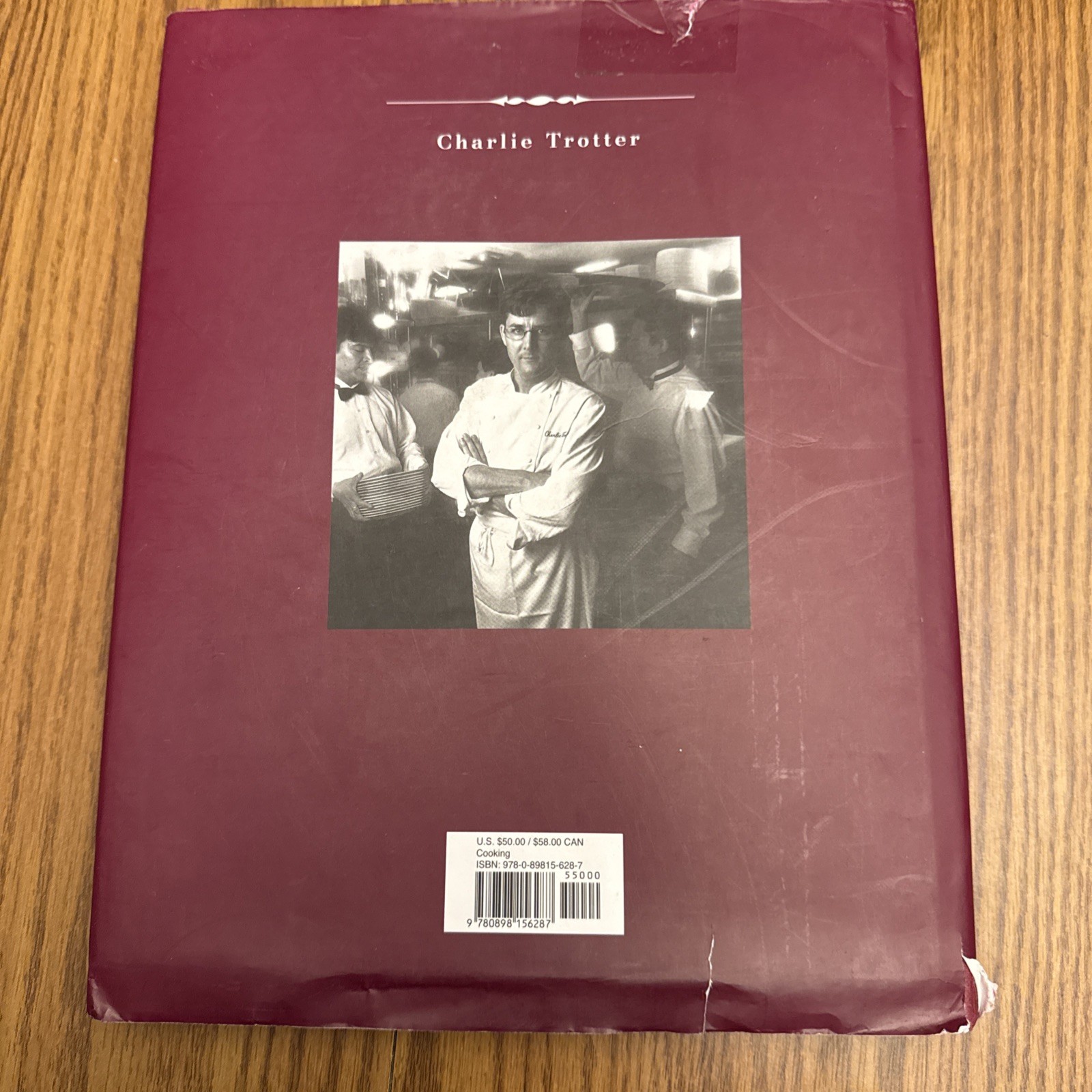 Vintage 1994 Charlie Trotter’s Cookbook Chicago Hardcover Ten Speed Press