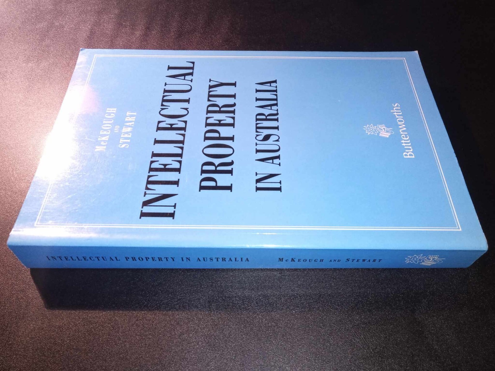 INTELLECTUAL PROPERTY IN AUSTRALIA BY MCKEOUGH VINTAGE RARE BUSINESS LAW PB BOOK