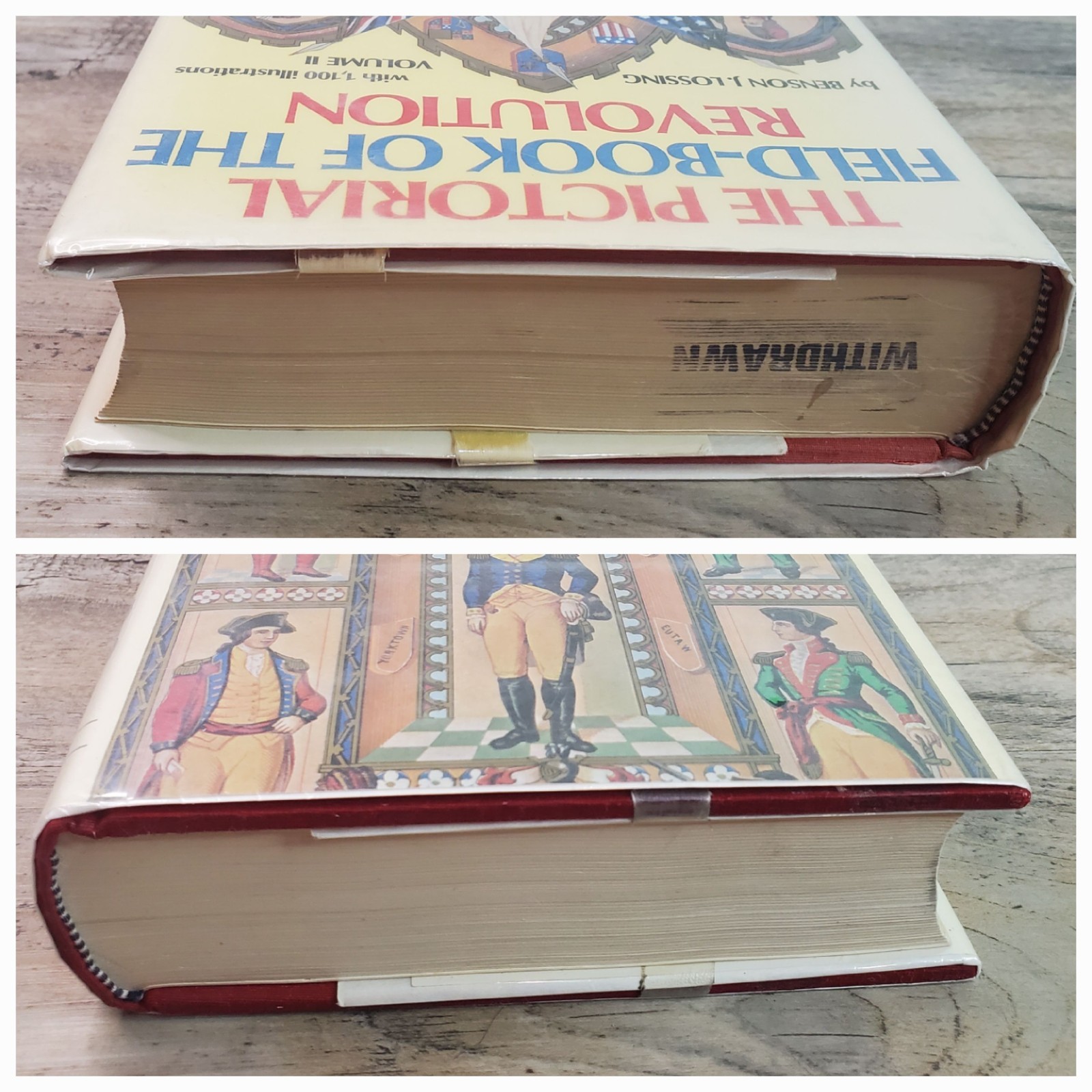 Benson Lossing Pictorial Field-Book Revolution Vol 2 Only 1972 Tuttle DAMAGED