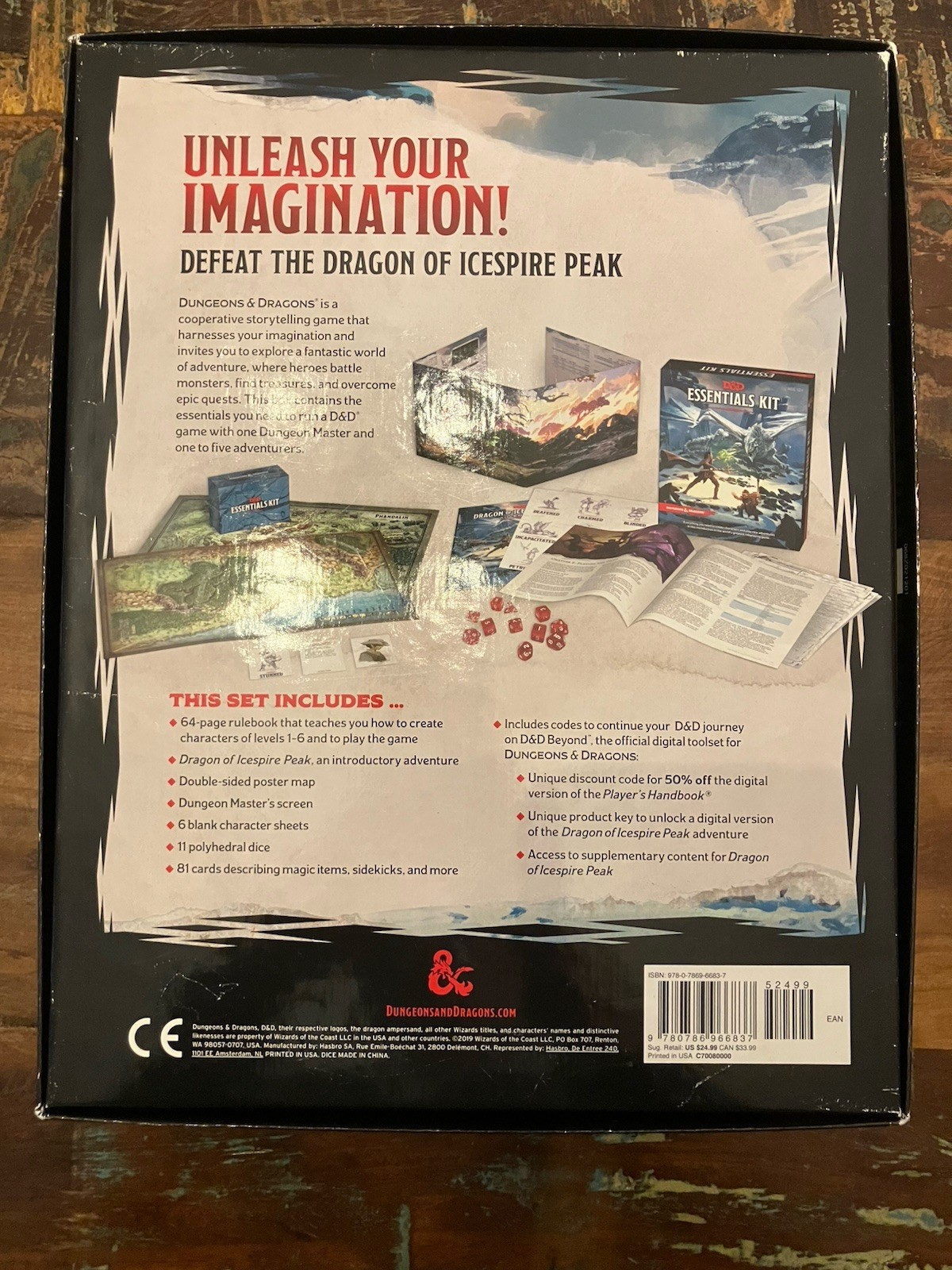 Dungeons and Dragons Essentials Kit (d&d Boxed Set) by Wizards RPG Team…
