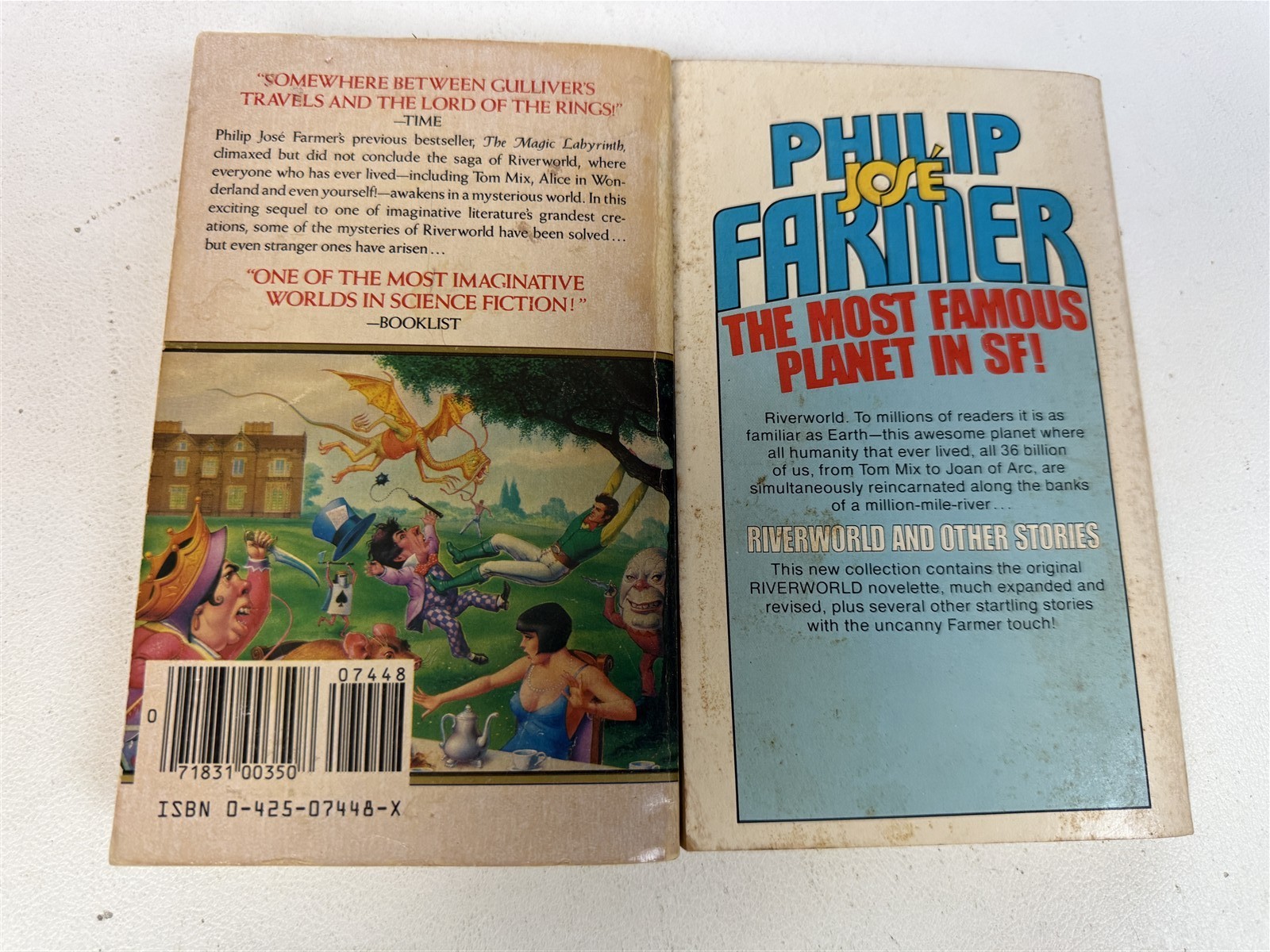 Philip Jose Farmer Lot 6 Riverworld Scattered Bodies Fabulous Riverboat Dark Des