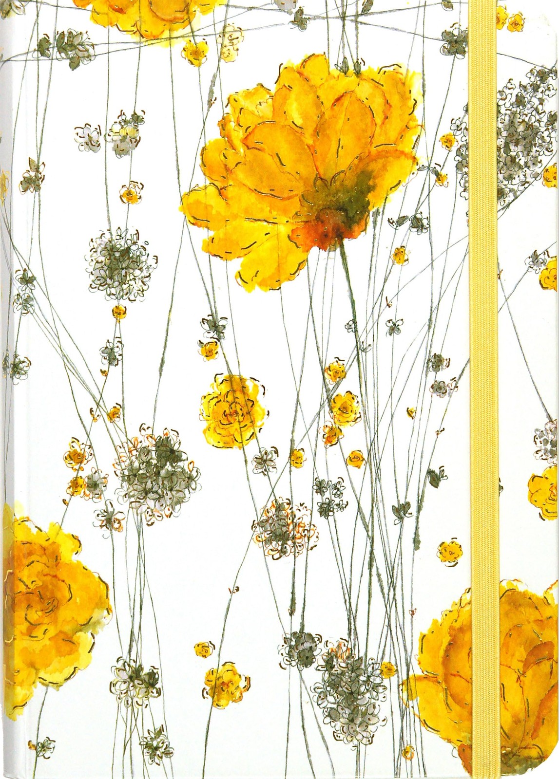 Yellow Flowers Journal (Diary, Notebook) – hardcover Peter Pauper Press