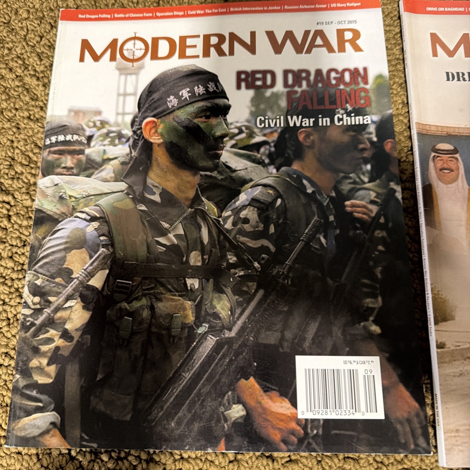 MODERN WAR MAGAZINEs 19-24 ONLY MAGAZINE NO GAMES.