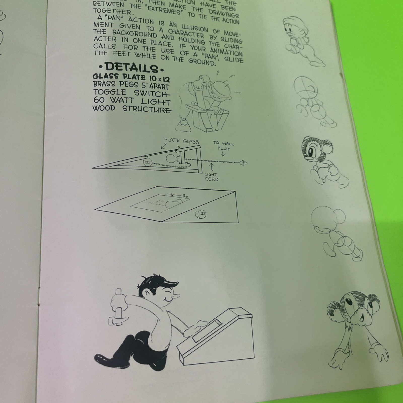 VINTAGE PRESTON BLAIR ART INSTRUCTION BOOK ANIMATED CARTOONS FOR THE BEGINNER VG