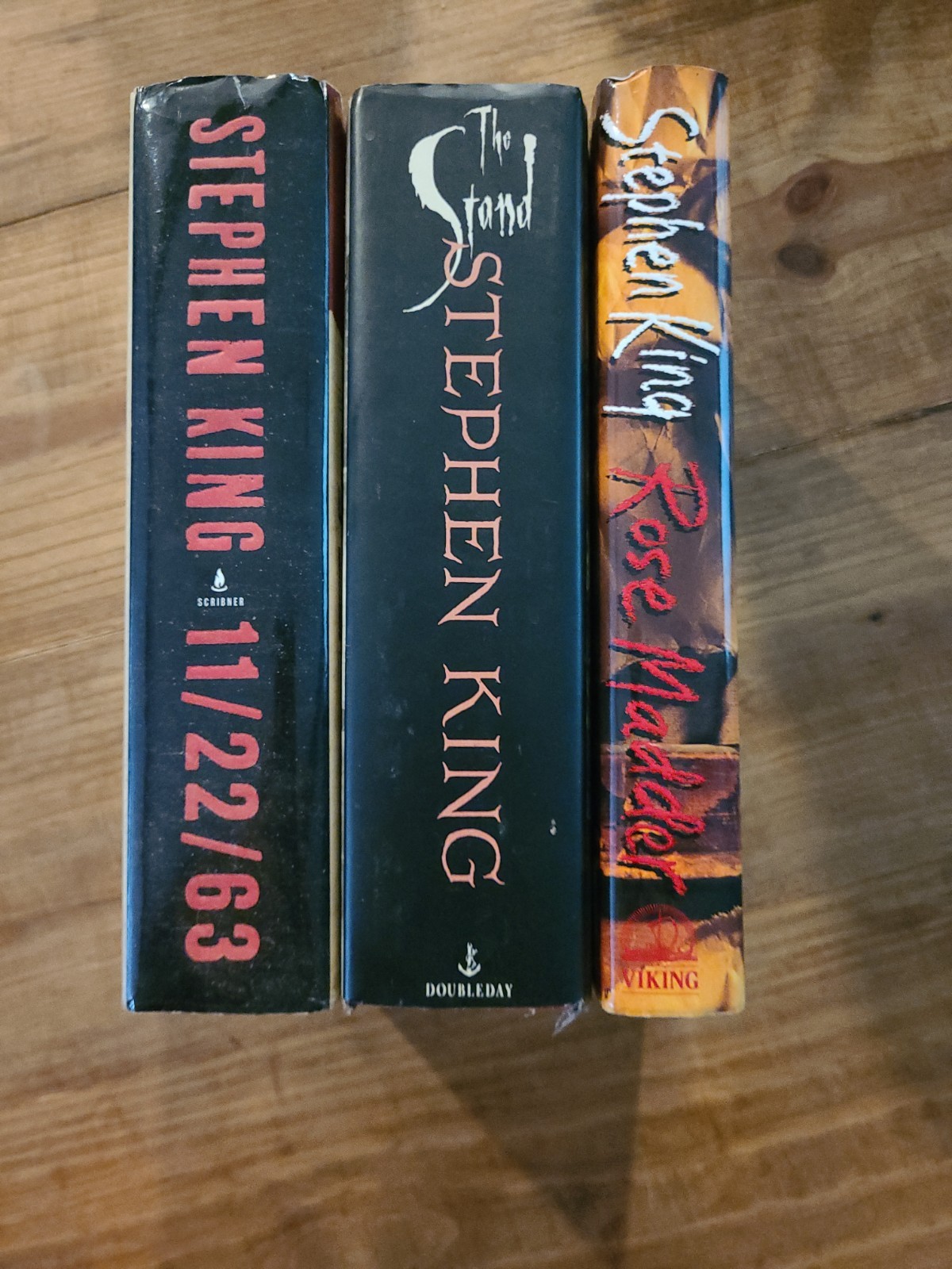 Stephen King Hardcover Book Lot Of 3 Rose Madder, The Stand, 11/22/63