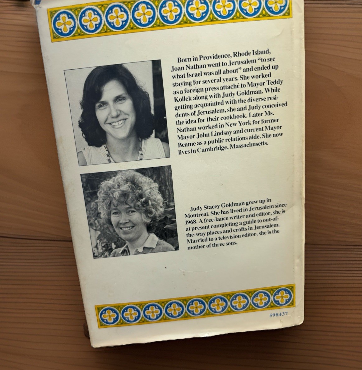 The Flavor of Jerusalem by Joan Nathan and Judy Stacey Goldman FIRST EDITION