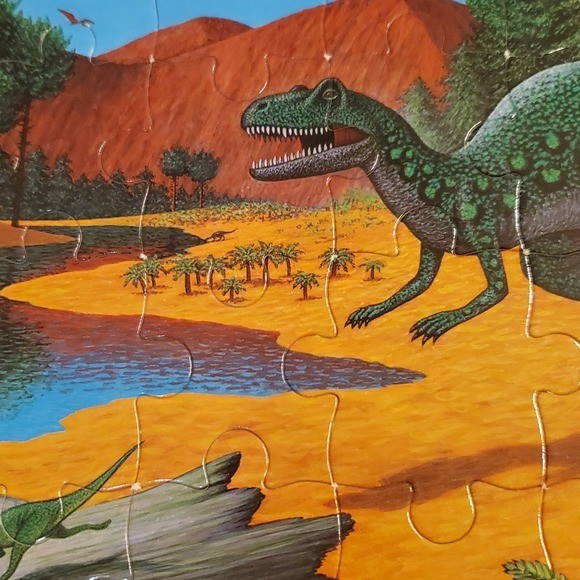 Jigsaw Dinosaurs Puzzle Book