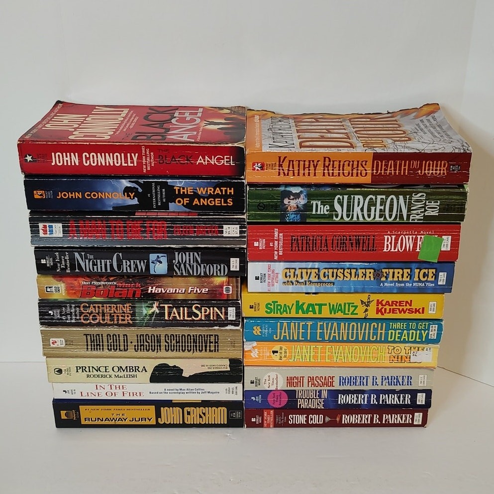 Mixed Authors Lot/20 Paperback Mystery Crime Thriller Drama Books