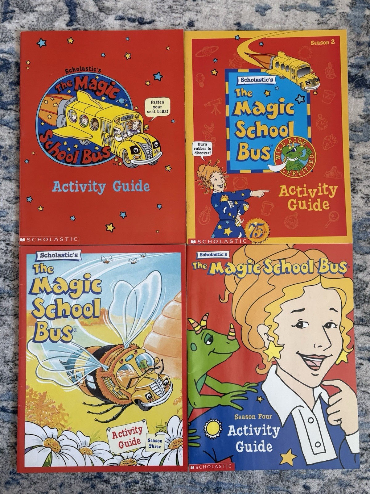 Magic School Bus Vintage Science Books Joanna Cole Bruce Degen PBS Lot of 24