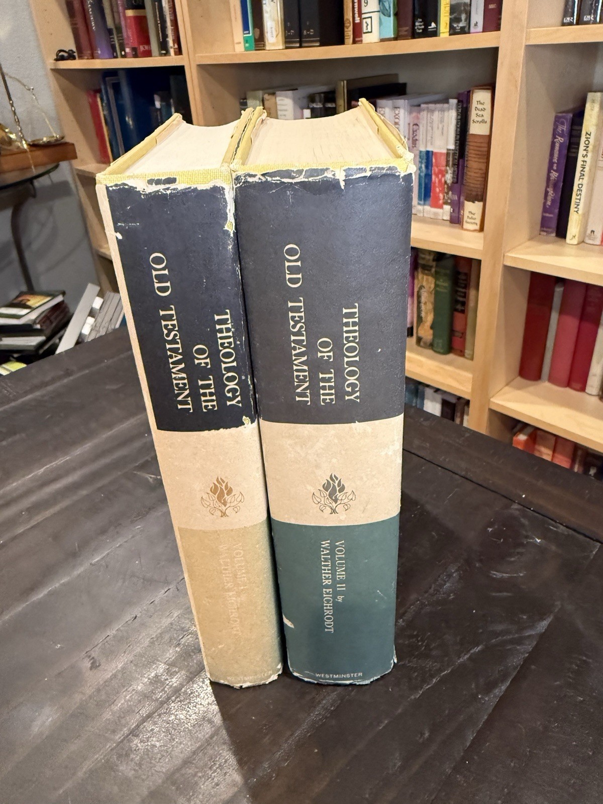 2 Vol Set Theology of the Old Testament Eichrodt Westminster Press HBDJ