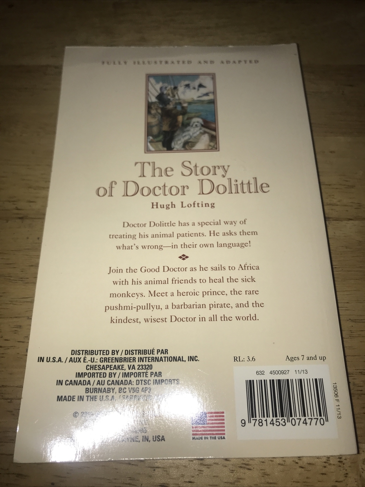 The Story of Doctor Doolittle by Barrie, Sewell, Twain, Carro… by Hugh Lofting