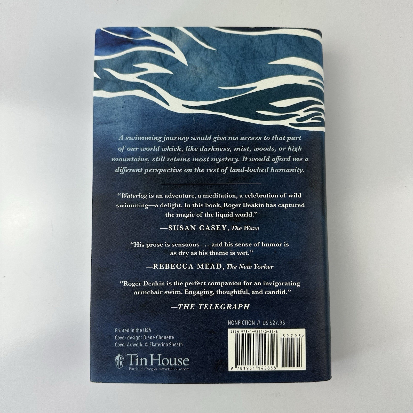 Waterlog: A Swimmer’s Journey Through Britain 1st US Edition by Roger Deakin