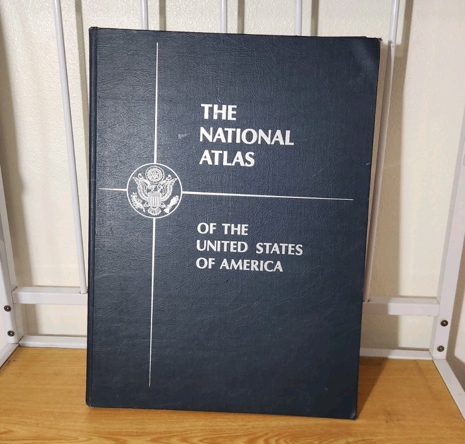THE NATIONAL ATLAS OF THE UNITED STATES OF AMERICA 1970 US GOVERNMENT OWNED VTG