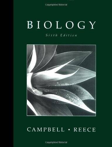 Biology 6th Edition – Hardcover By Neil A Campbell – GOOD