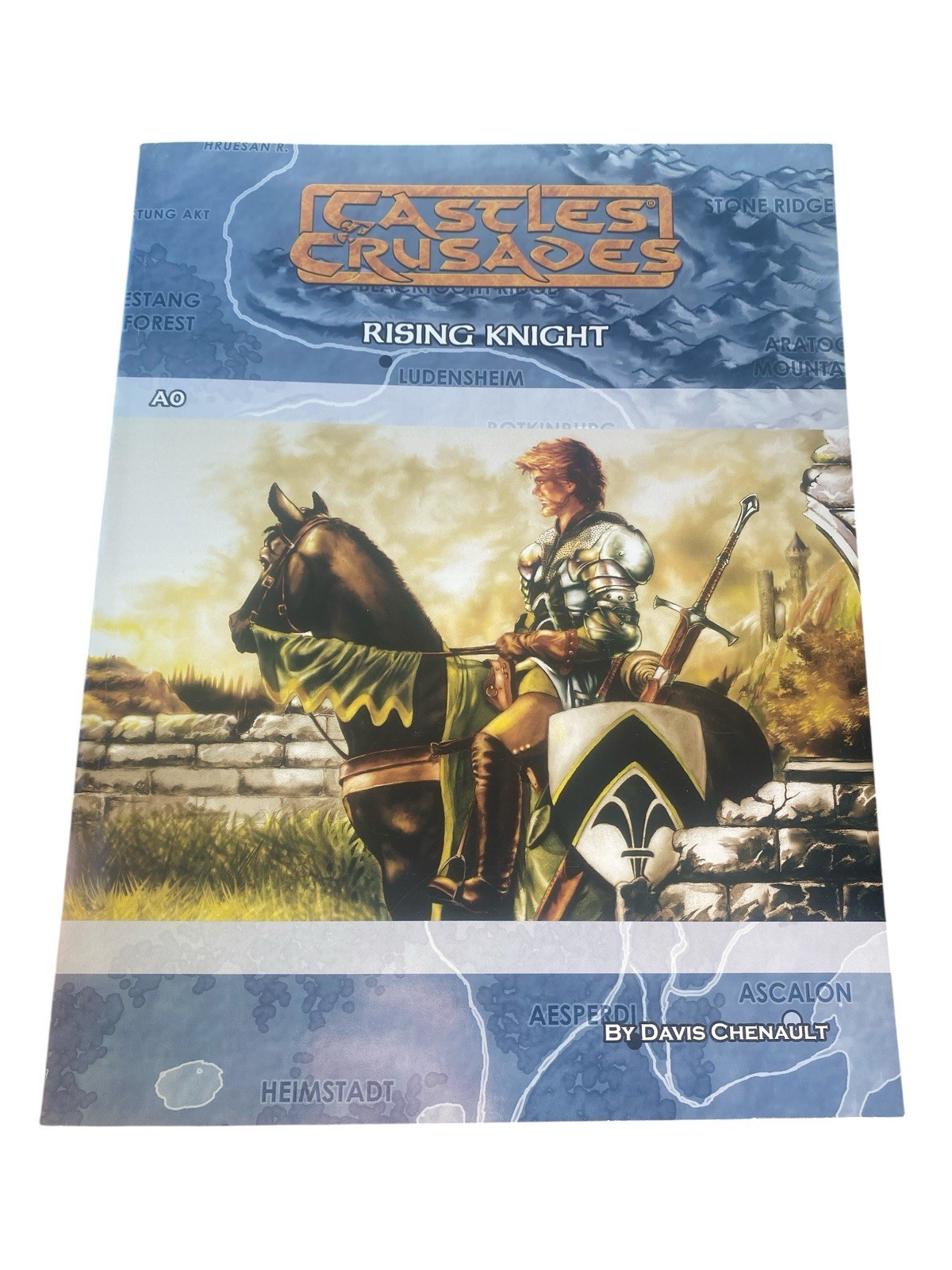 Castles & Crusades A0 The Rising Knight Davis Chenault Troll Lord Games 5A