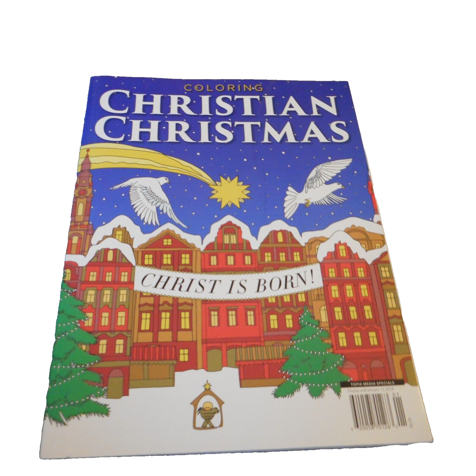 Christian Christmas Coloring Book by Topix Media 2018
