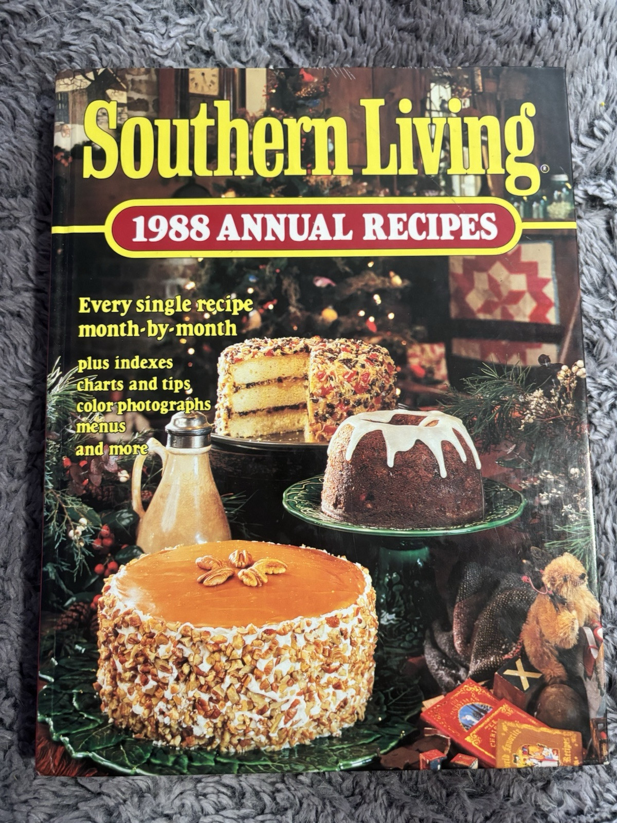 Southern Living Annual Recipes 1988 Vintage 340 Pages Good Condition 8.5″x11″