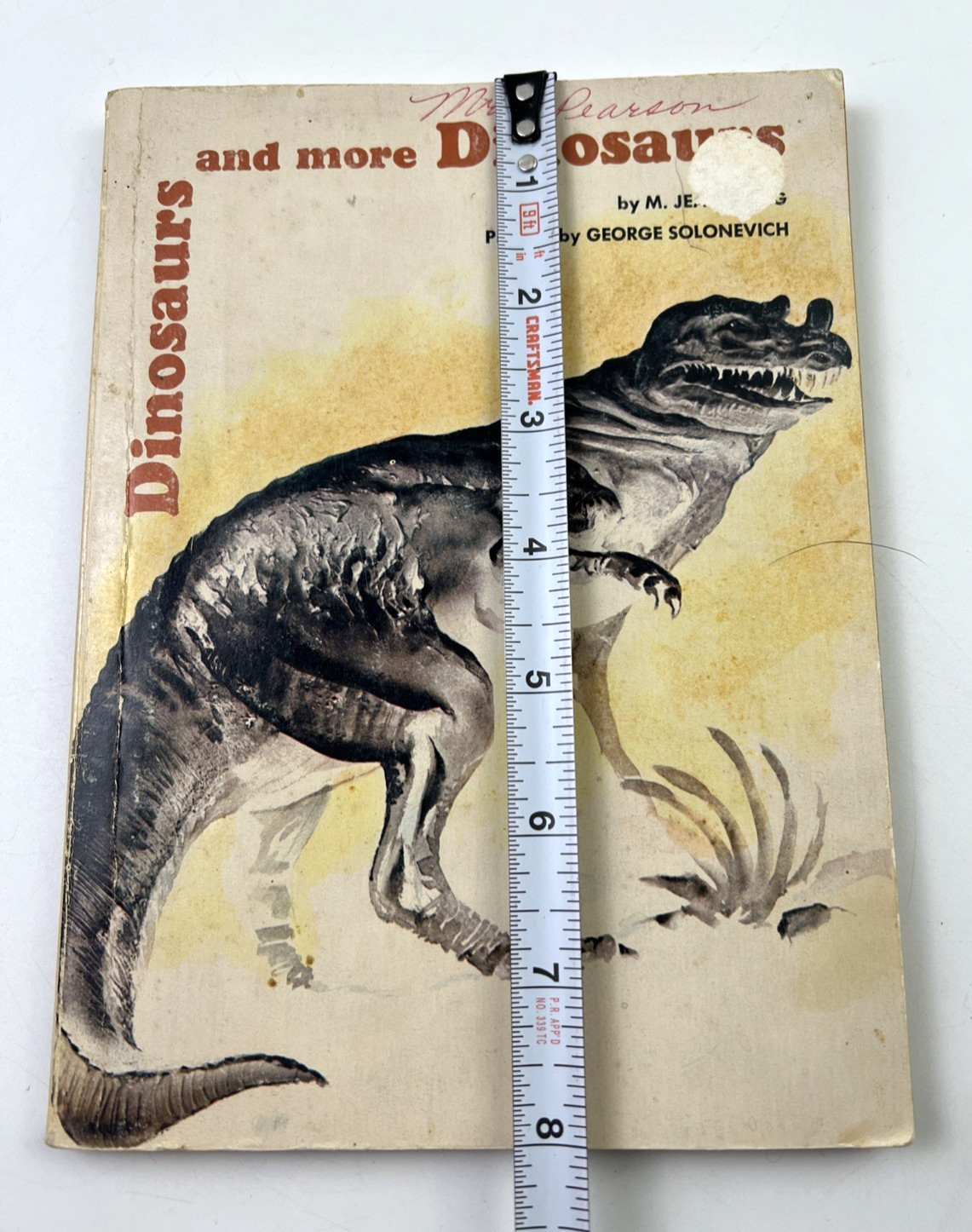 Lot of 3:Dinosaurs 1965 Paperbacks, 1977 Dinosaurs, Change of Earth’s Surface