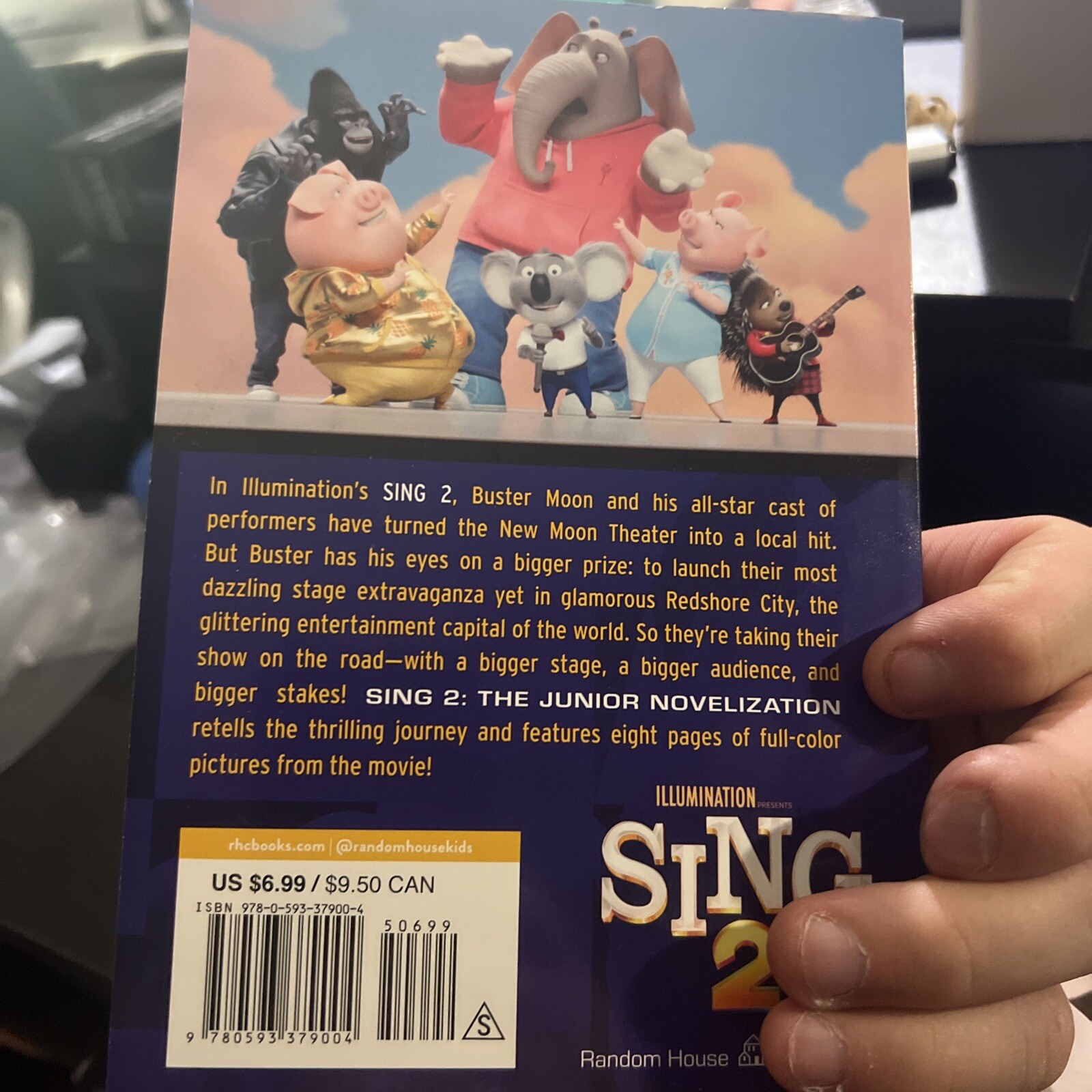 Sing 2: the Junior Novelization (Illumination’s Sing 2) by David Lewman…