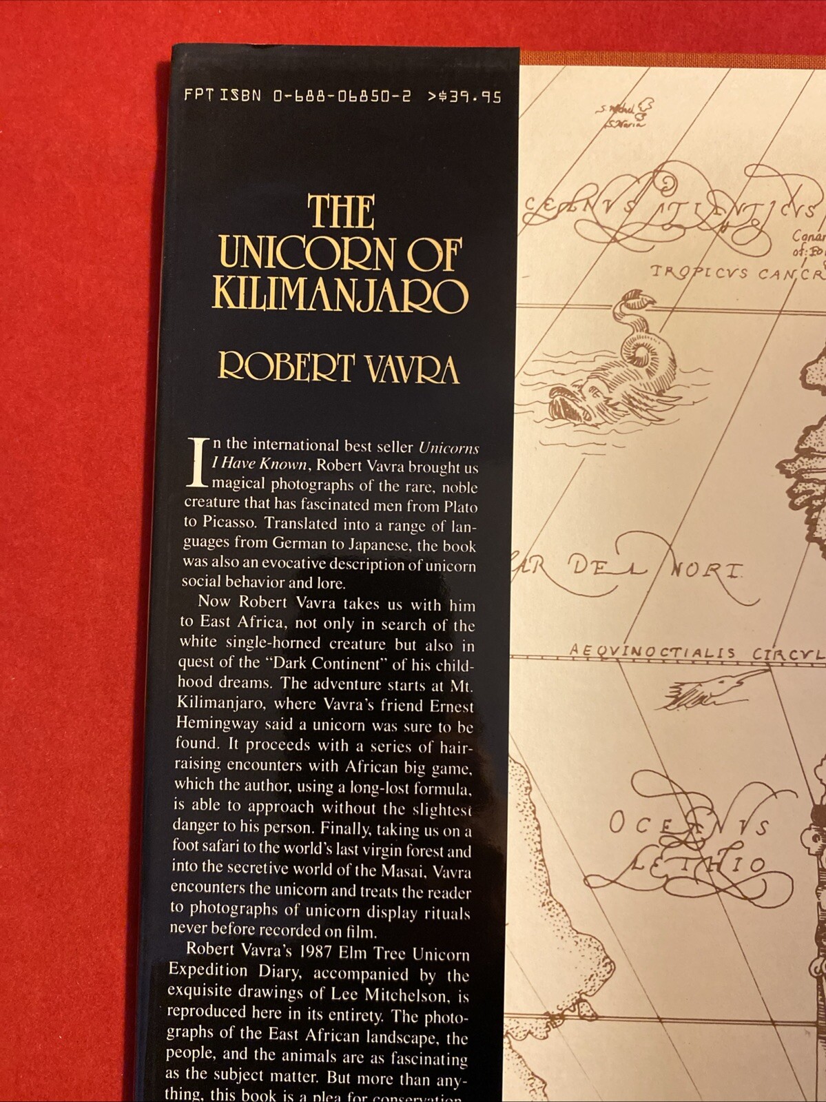 The Unicorn of Kilimanjaro by Robert Vavra 1988 1st Edition Hardcover