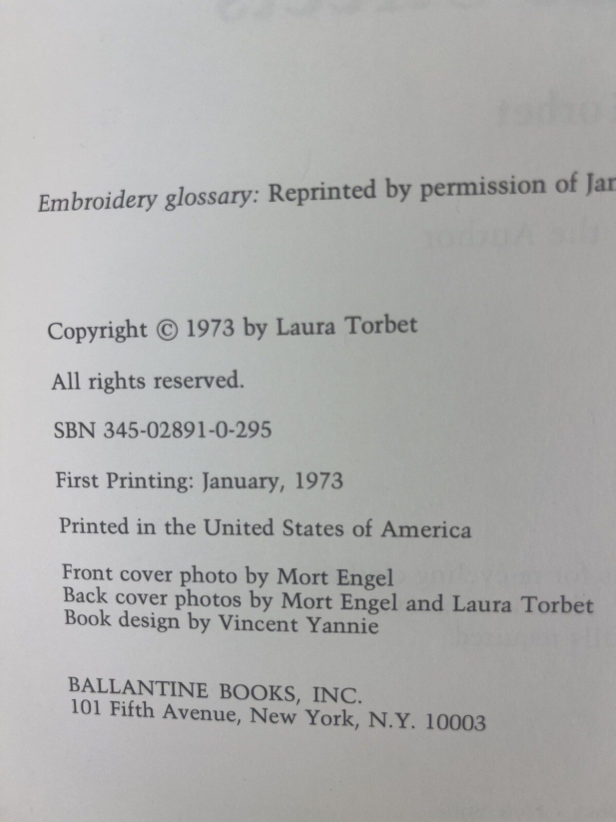 Clothing Liberation or Out of the Closets and Into the Streets Laura Torbet 1973