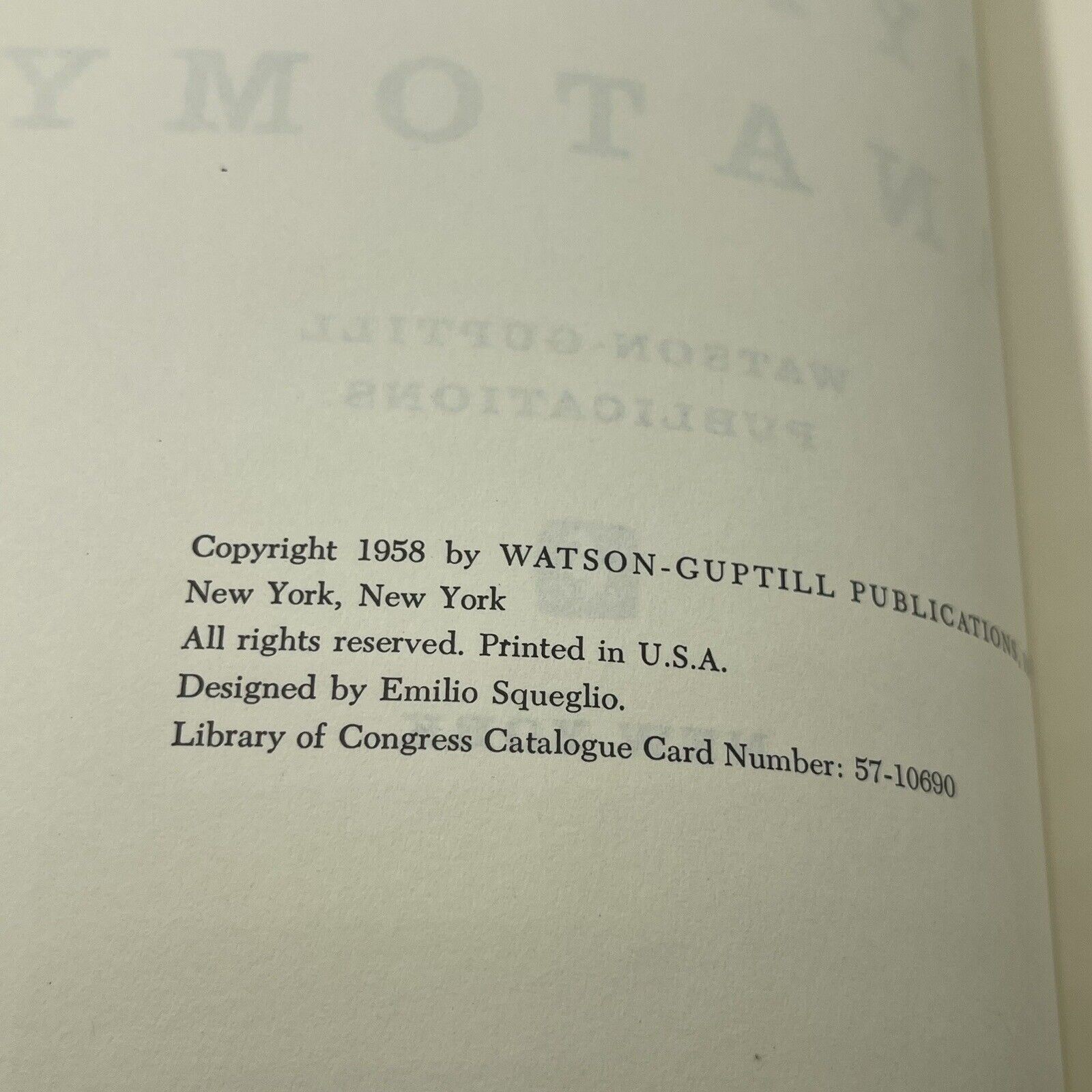 Dynamic Anatomy By Burne Hogarth (1958 Hardcover)