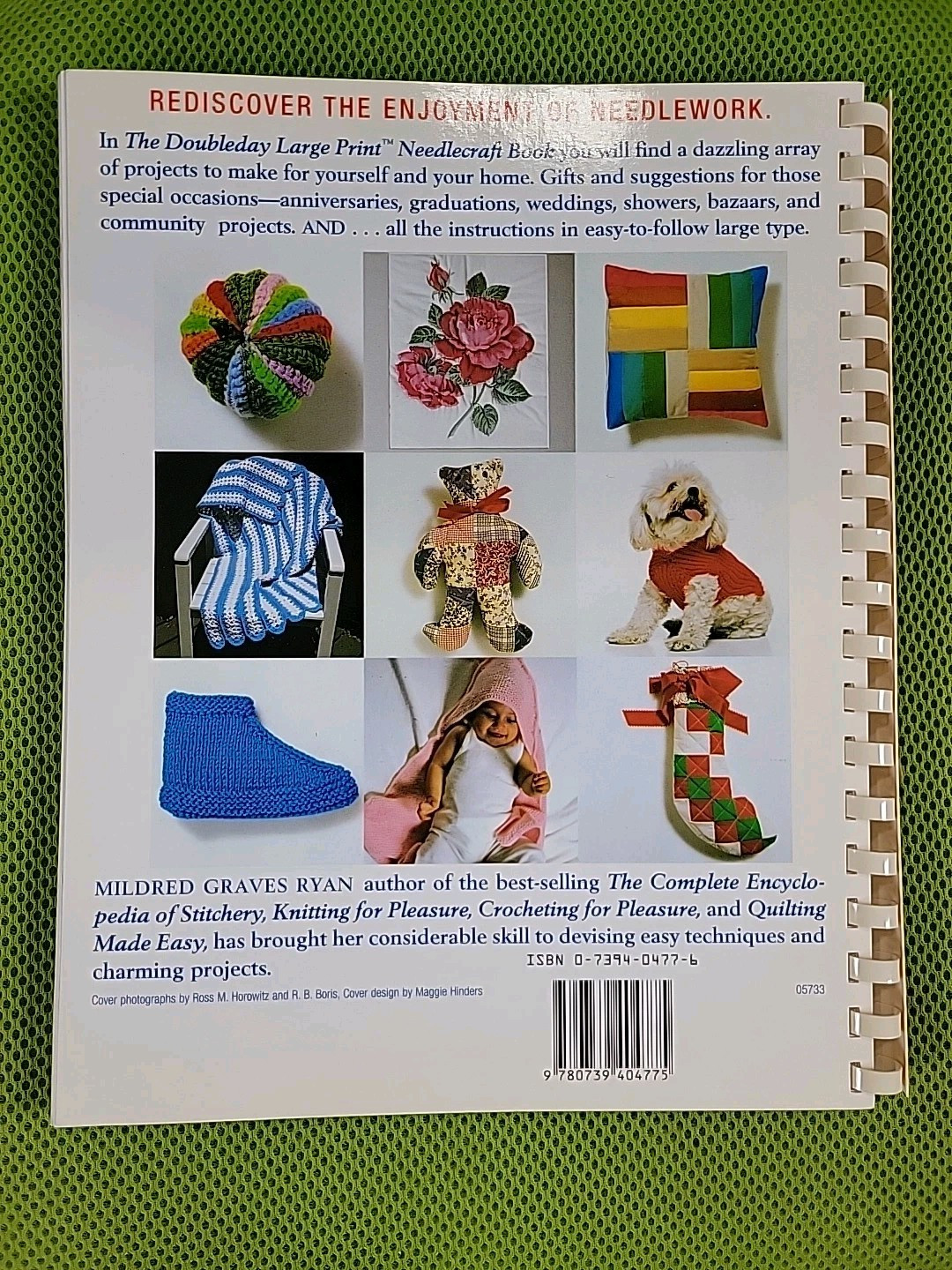 Doubleday Large Print Needlecraft Book by Mildred Graves Ryan (1999, Trade…