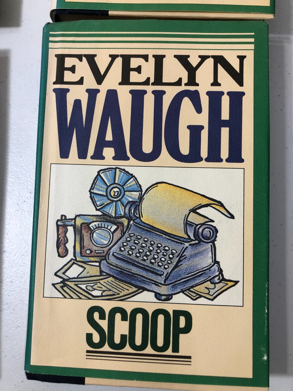Lot 4 Evelyn Waugh Books VTG 1979 HC/DJ Scoop Brideshead Vile Bodies More Flags