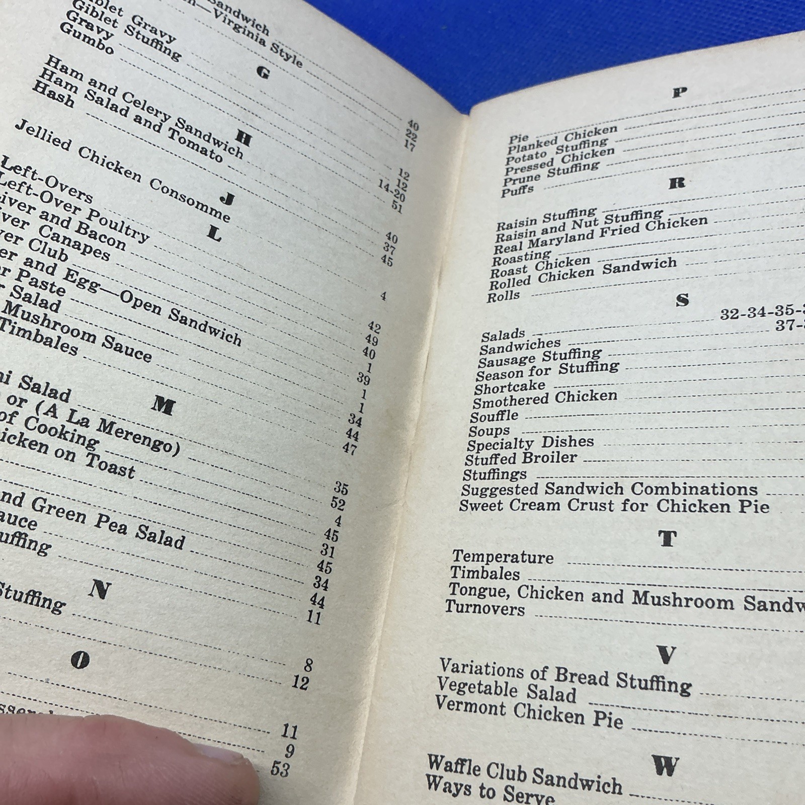 Chicken Recipies #58 Hospitality Pocket Book SC Dahl Alice Easton Rare & HTF