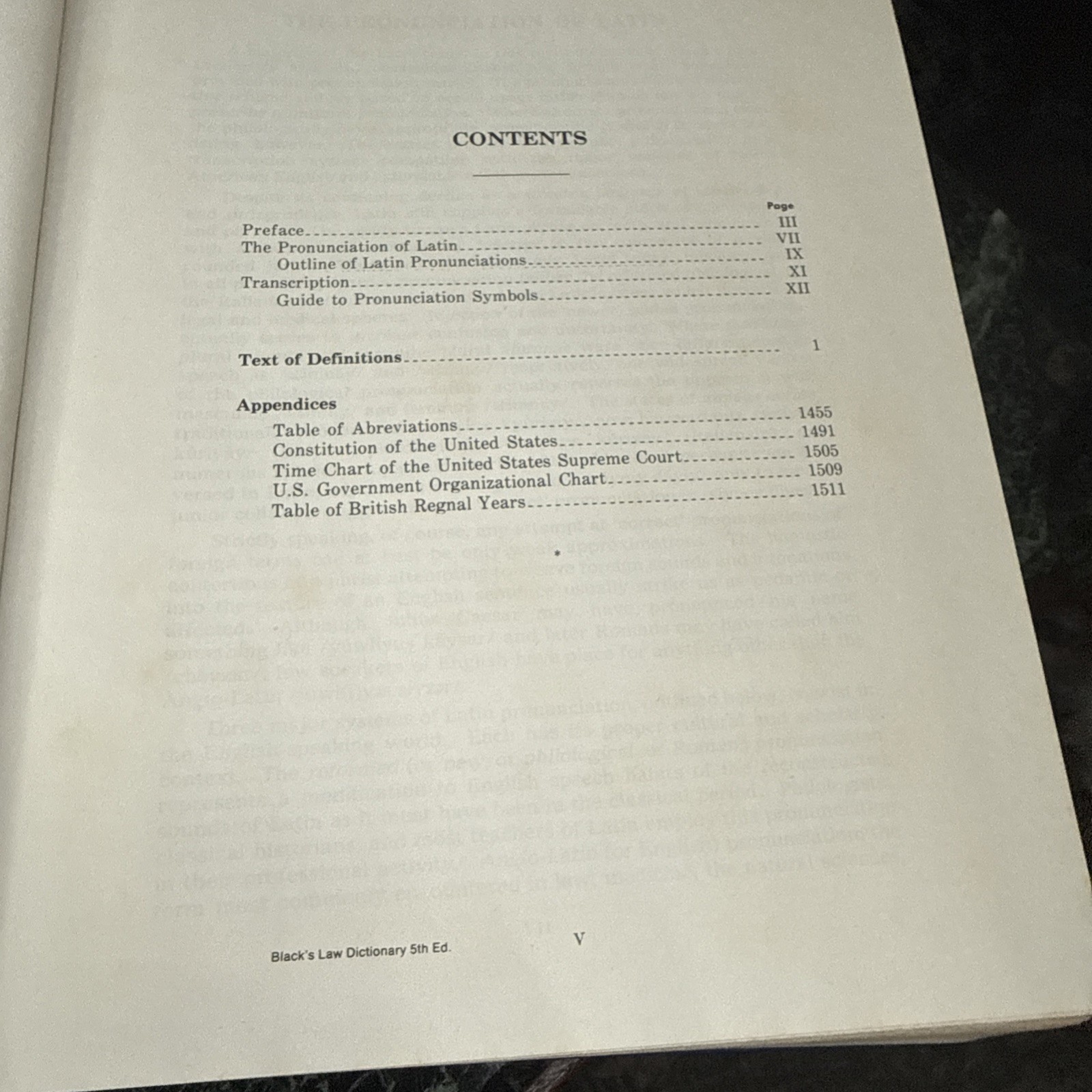 Black’s Law Dictionary with Pronunciations 5th Edition Hardcover