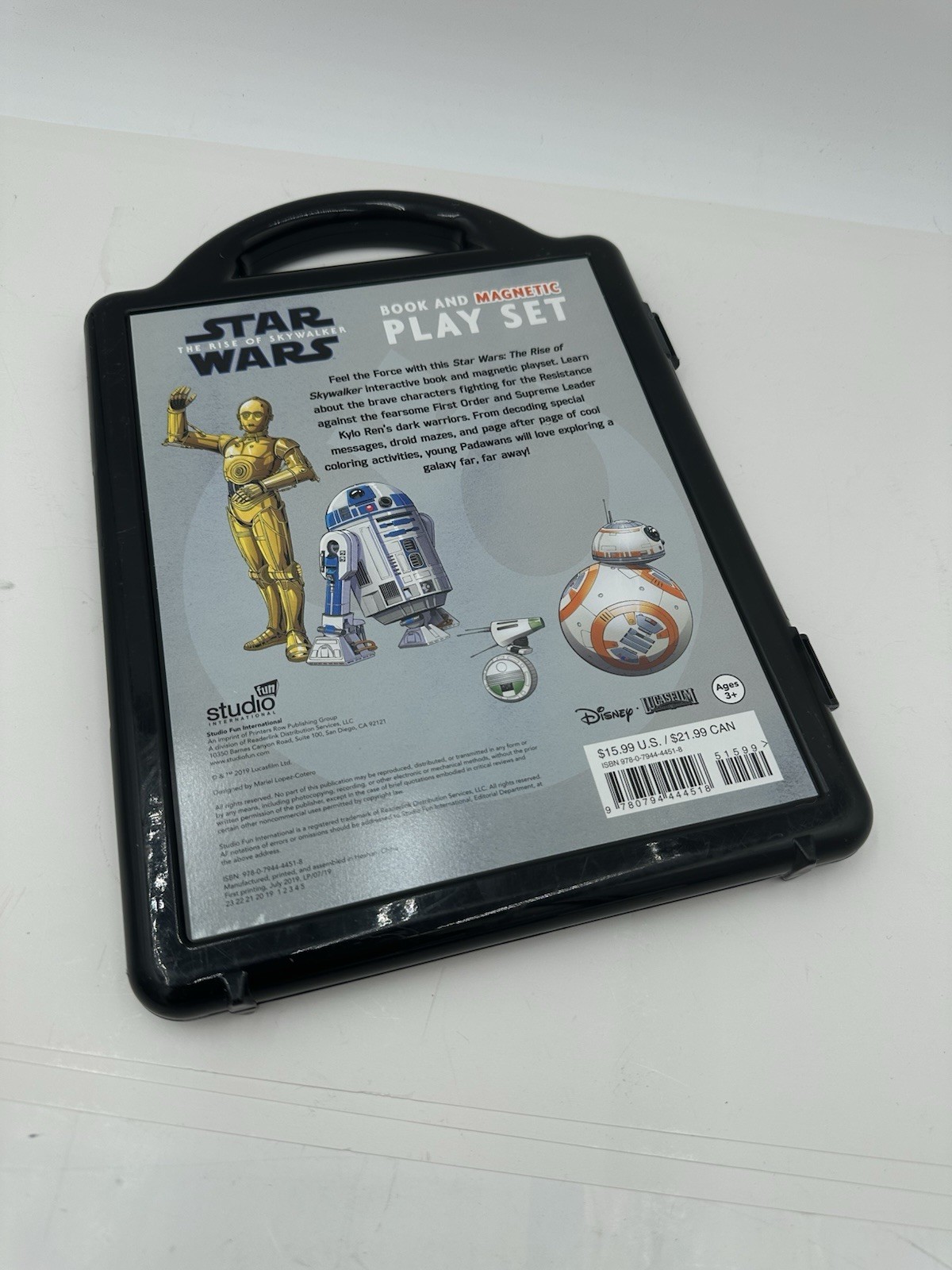 New Star Wars The Rise of Skywalker 20+ Magnets Playset Activity Book Travel