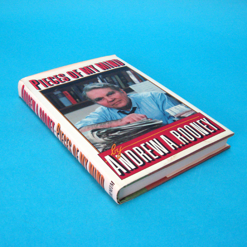 Pieces of My Mind by Andrew A Rooney 1984 Hard Cover & Dust Jacket 255 Pages