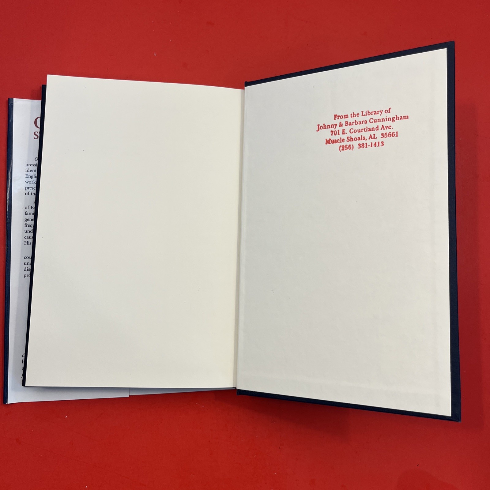 One Book Stands Alone Douglas D. Stauffer Signed Hardcover